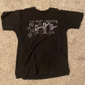 Supreme underground velvet rock band drawing/size medium, feels like large a lil